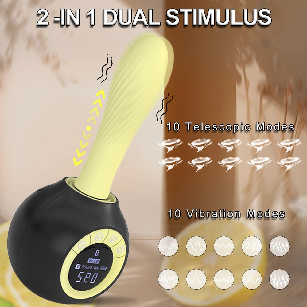 Automatic Dildo Vibrator Remote Control Heating